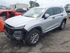 2019 Hyundai Santa Fe Se Silver vin: 5NMS2CAD8KH098347