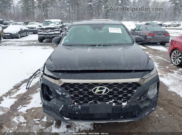 5NMS2CAD9KH036911 2019 HYUNDAI SANTA FE Black Widok zestawu wskaźników
