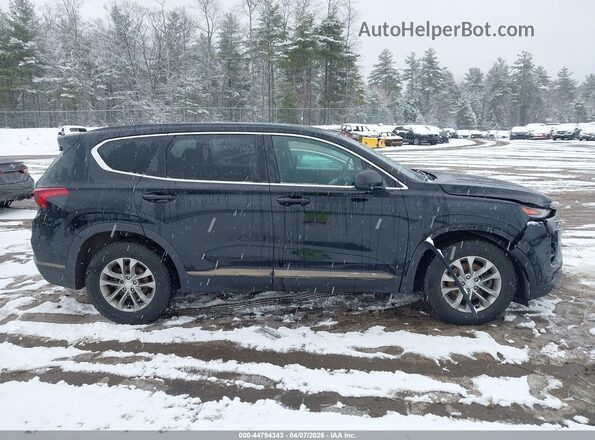 5NMS2CAD9KH036911 2019 HYUNDAI SANTA FE Black Widok wnętrza z tyłu