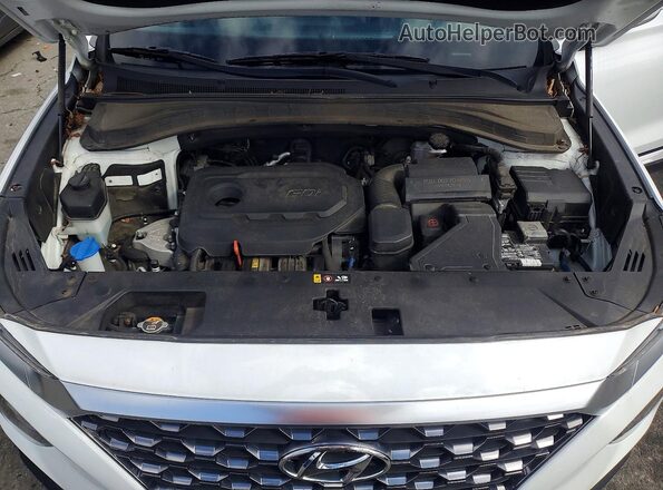 5NMS2CAD9KH096526 2019 HYUNDAI SANTA Белый Вид задней части салона