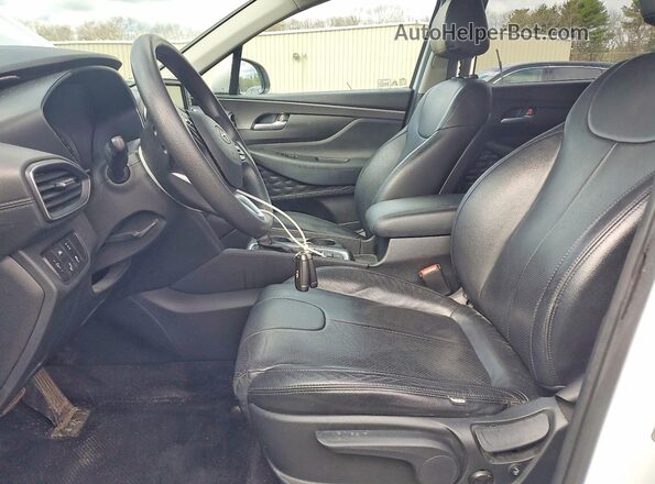 5NMS2CAD9KH096526 2019 HYUNDAI SANTA Белый Вид салона спереди