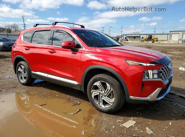 5NMS2DAJ2NH470281 2022 HYUNDAI SANTA Red Delantero derecho