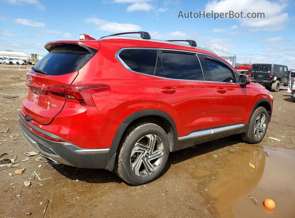 5NMS2DAJ2NH470281 2022 HYUNDAI SANTA Red Trasero derecho
