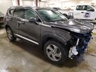 2022 Hyundai Santa Fe Sel Gray vin: 5NMS2DAJ4NH379206