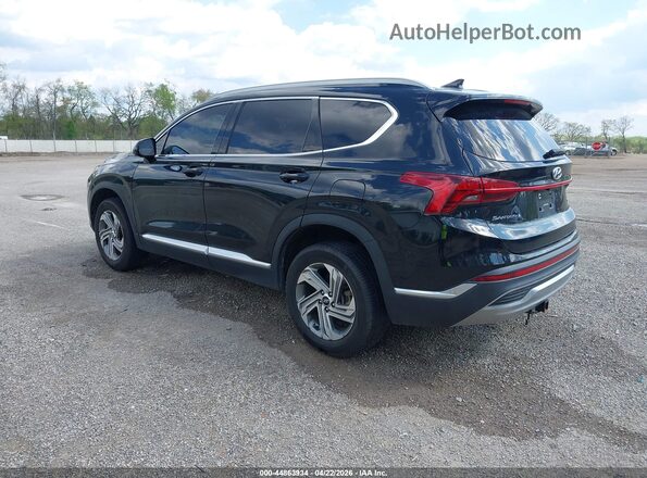 5NMS2DAJ6NH411511 2022 HYUNDAI SANTA FE Black Հետևի ձախ