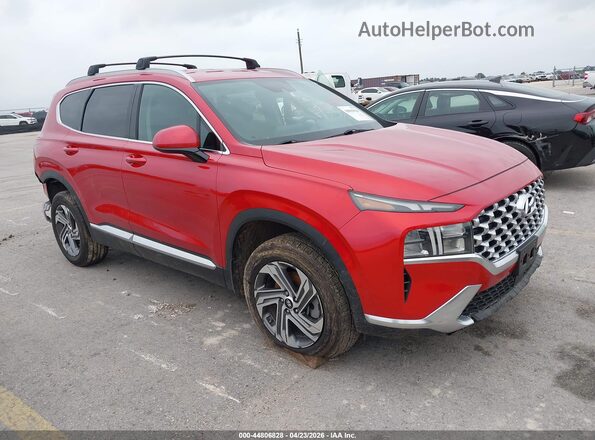 5NMS2DAJ8NH406486 2022 HYUNDAI SANTA FE Red წინა მარჯვენა