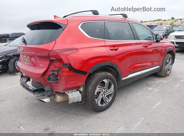 5NMS2DAJ8NH406486 2022 HYUNDAI SANTA FE Red უკანა მარჯვენა
