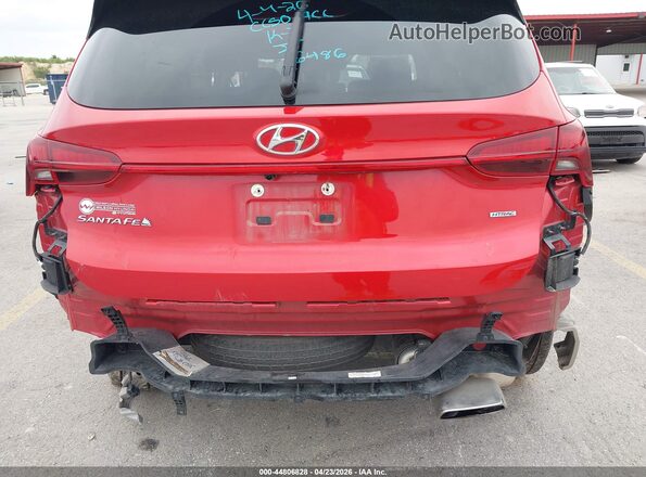 5NMS2DAJ8NH406486 2022 HYUNDAI SANTA FE Red 