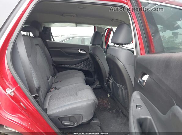 5NMS2DAJ8NH406486 2022 HYUNDAI SANTA FE Red VIN კოდის სტიკერის ხედი