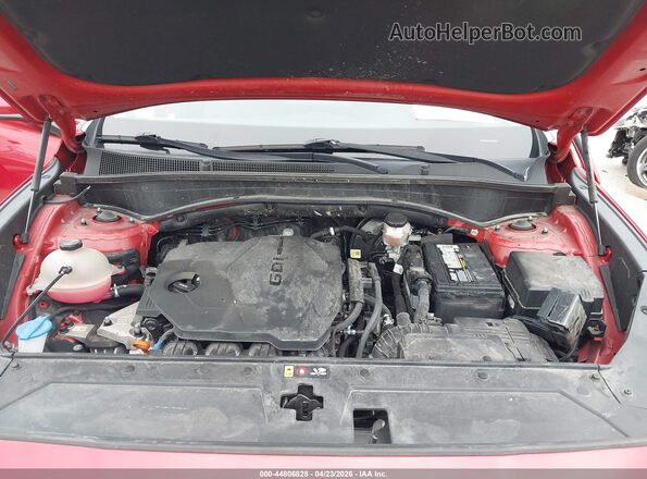 5NMS2DAJ8NH406486 2022 HYUNDAI SANTA FE Red უკანა ხედი