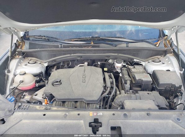 5NMS2DAJ8NH457082 2022 HYUNDAI SANTA FE Silver Widok z tyłu