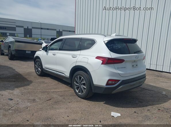 5NMS33AD2LH162123 2020 HYUNDAI SANTA FE Белый Задняя левая четверть