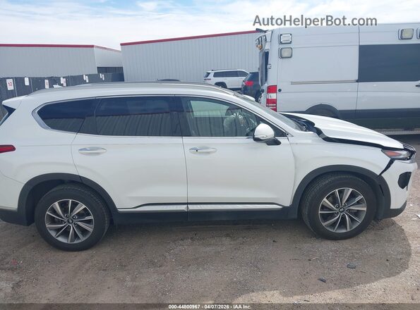 5NMS33AD2LH162123 2020 HYUNDAI SANTA FE Белый Вид задней части салона