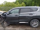2020 Hyundai Santa Fe Sel Черный vin: 5NMS33AD3LH260447
