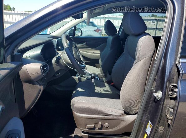 5NMS33AD8LH291063 2020 HYUNDAI SANTA Угольный Вид салона спереди