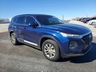 2019 Hyundai Santa Fe Синий vin: 5NMS3CAD3KH023231
