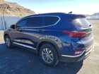 2019 Hyundai Santa Fe Синий vin: 5NMS3CAD3KH023231