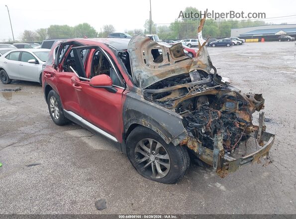 5NMS3CAD3LH211331 2020 HYUNDAI SANTA FE Red Przód prawy