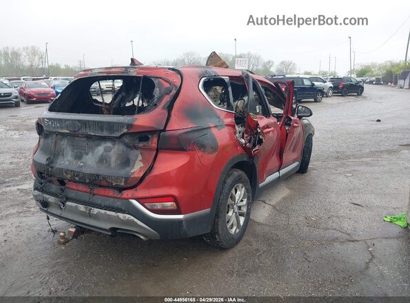 5NMS3CAD3LH211331 2020 HYUNDAI SANTA FE Red Tył prawy