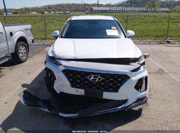 5NMS3CAD5LH181264 2020 HYUNDAI SANTA FE Белый Вид щитка приборов