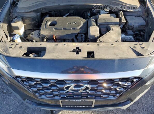 5NMS3CAD5LH224128 2020 HYUNDAI SANTA Серый Вид задней части салона