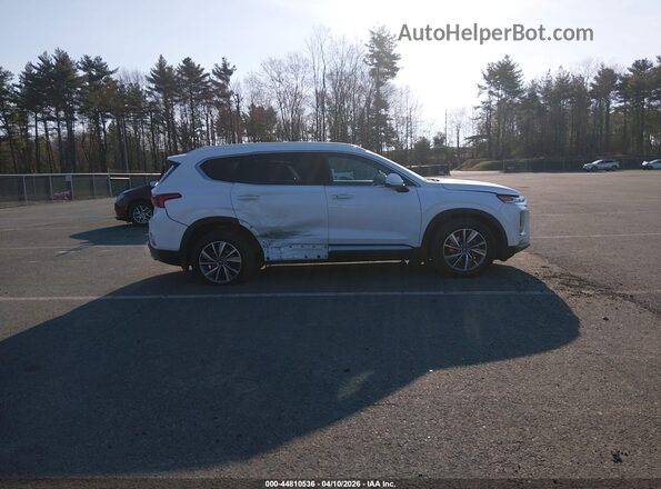 5NMS3CAD9LH263353 2020 HYUNDAI SANTA FE White Rear interior view