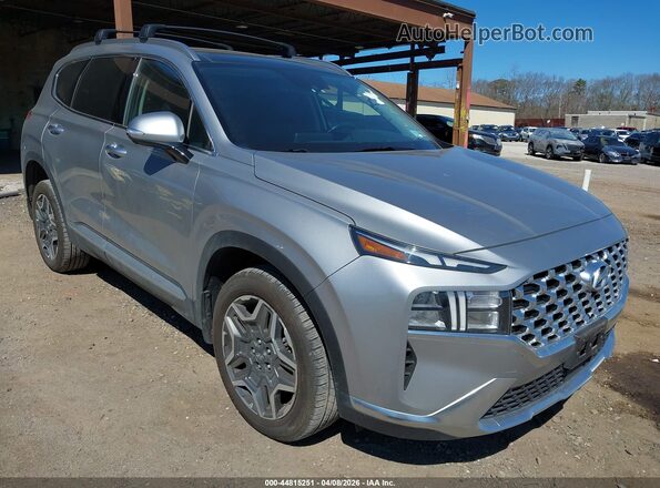 5NMS3DA11PH021920 2023 HYUNDAI SANTA FE HYBRID Gray Передня права чверть