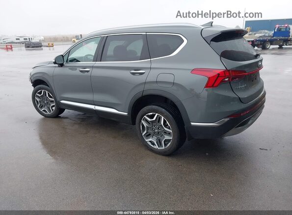 5NMS3DA16PH012274 2023 HYUNDAI SANTA FE HYBRID Gray Rear left