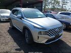 2021 Hyundai Santa Fe Limited Light Blue vin: 5NMS44AL3MH371768