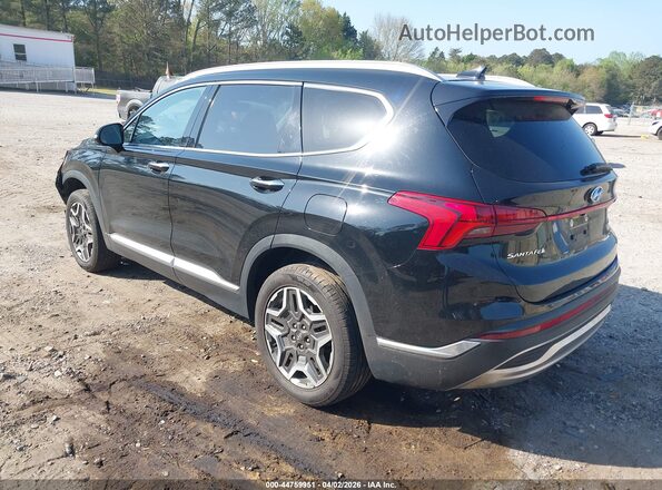 5NMS4DAL1PH531828 2023 HYUNDAI SANTA FE Black Trasero izquierdo
