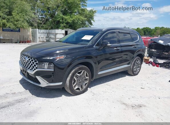 5NMS4DAL1PH553537 2023 HYUNDAI SANTA FE Черный Передняя левая четверть