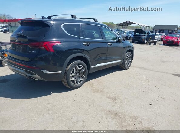 5NMS4DAL3MH356056 2021 HYUNDAI SANTA FE Black Հետևի աջ