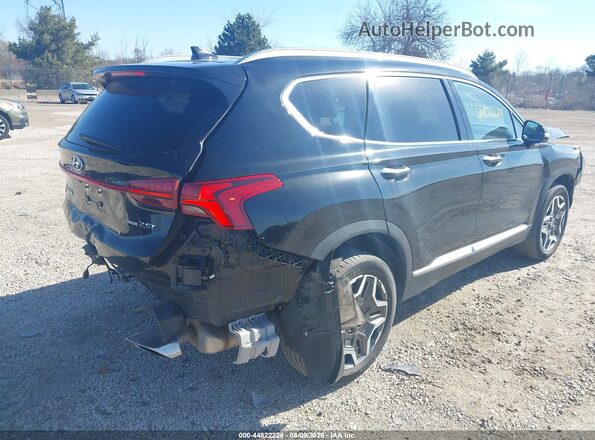 5NMS4DAL7PH574506 2023 HYUNDAI SANTA FE Черный Задняя правая четверть