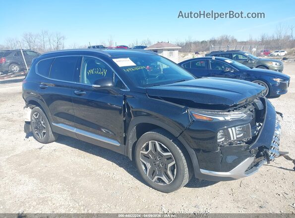 5NMS4DAL7PH574506 2023 HYUNDAI SANTA FE Черный Передняя правая четверть