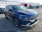 2021 Hyundai Santa Fe Limited Blue vin: 5NMS4DALXMH353607