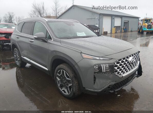 5NMS4DALXPH636626 2023 HYUNDAI SANTA FE Серый Передняя правая четверть
