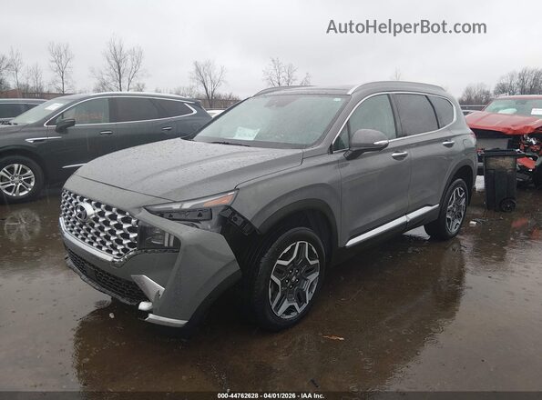 5NMS4DALXPH636626 2023 HYUNDAI SANTA FE Серый Передняя левая четверть