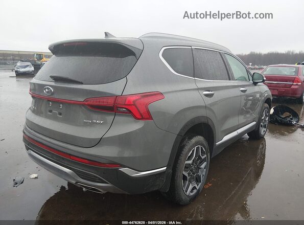 5NMS4DALXPH636626 2023 HYUNDAI SANTA FE Серый Задняя правая четверть