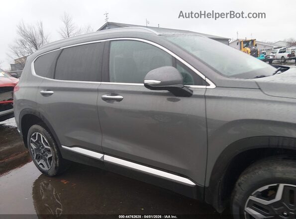 5NMS4DALXPH636626 2023 HYUNDAI SANTA FE Серый Вид задней части салона