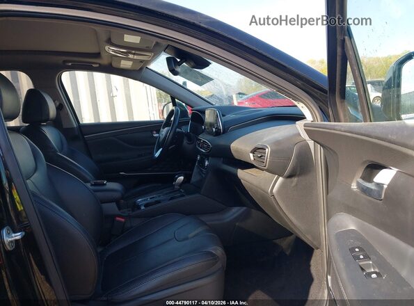 5NMS53AD2LH249174 2020 HYUNDAI SANTA FE Черный Вид салона спереди