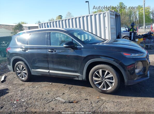 5NMS53AD2LH249174 2020 HYUNDAI SANTA FE Черный Вид задней части салона