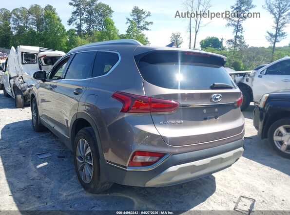 5NMS53AD7LH237313 2020 HYUNDAI SANTA FE Бежевый Задняя левая четверть