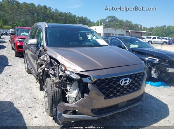 5NMS53AD7LH237313 2020 HYUNDAI SANTA FE Бежевый Передняя правая четверть