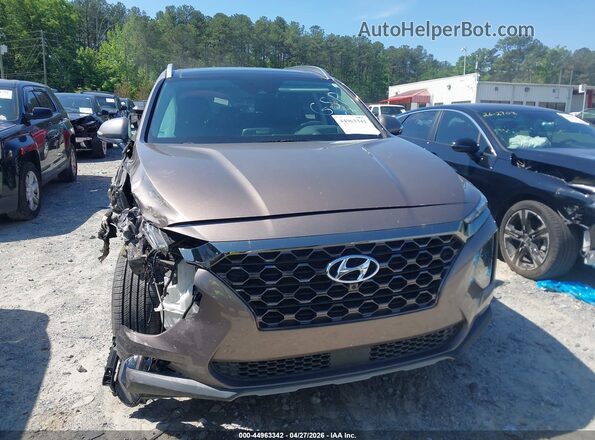 5NMS53AD7LH237313 2020 HYUNDAI SANTA FE Бежевый Вид щитка приборов