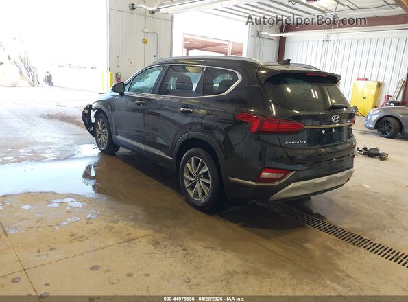 5NMS5CAD1KH076889 2019 HYUNDAI SANTA FE Black Задня ліва чверть