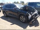 2019 Hyundai Santa Fe Ultimate Черный vin: 5NMS5CAD6KH002173