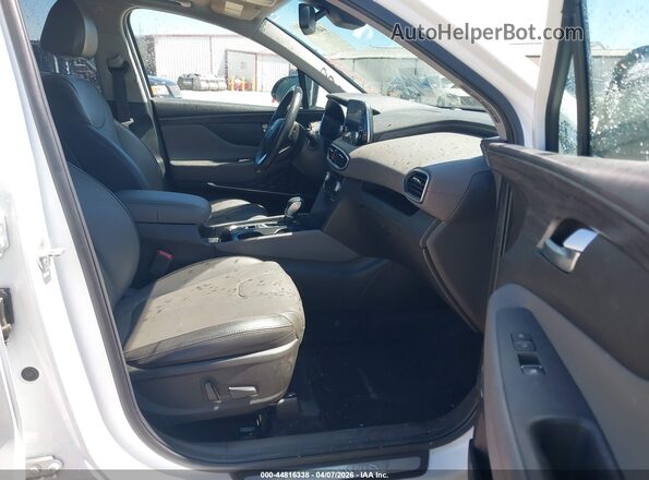 5NMS5CAD8LH224926 2020 HYUNDAI SANTA FE Белый Вид салона спереди