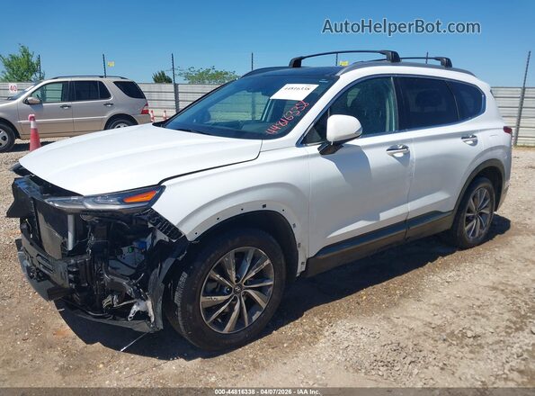 5NMS5CAD8LH224926 2020 HYUNDAI SANTA FE Белый Передняя левая четверть
