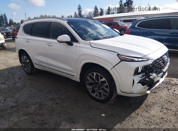 5NMS5DAL0NH447140 2022 HYUNDAI SANTA FE CALLIGRAPHY White Przód prawy