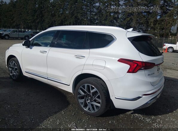 5NMS5DAL0NH447140 2022 HYUNDAI SANTA FE CALLIGRAPHY White Tył lewy